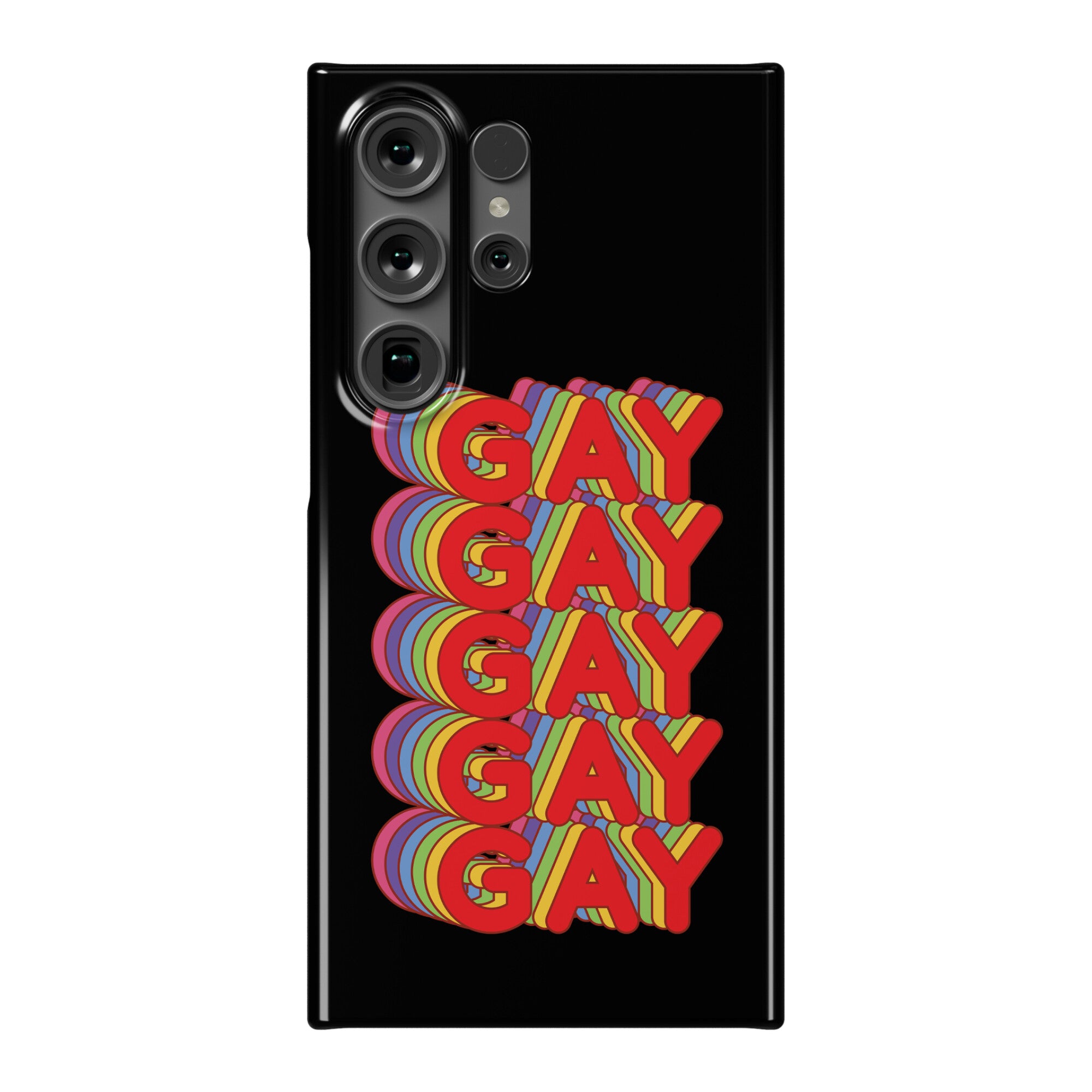 Gay Retro Rainbow Phone Case